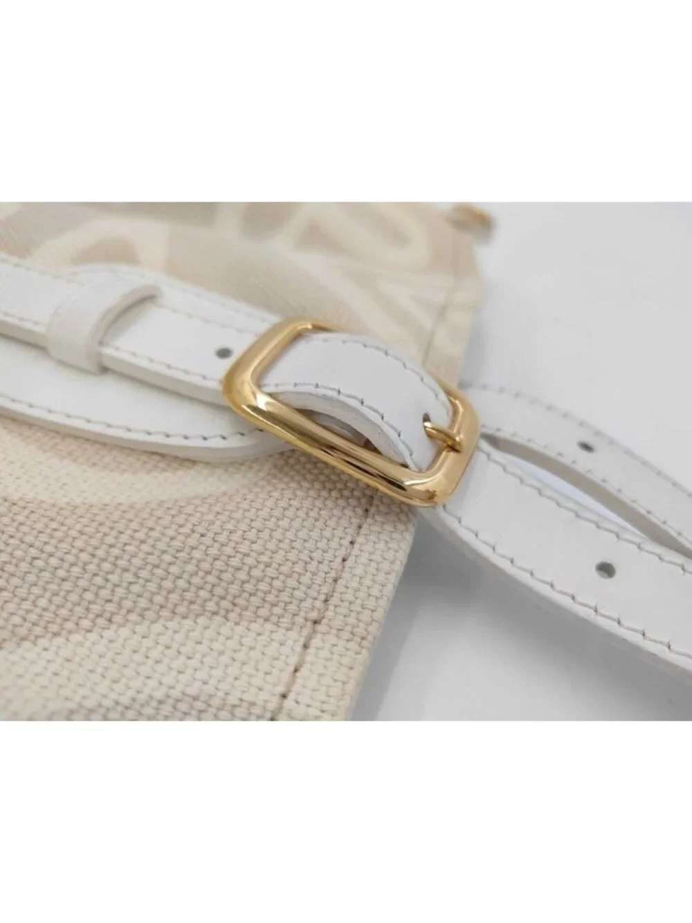 Louis Vuitton Tote Cruise Line Taisienne PM Sable Leather Canvas Gold